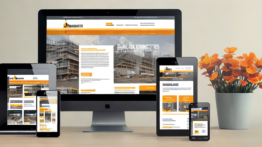 best construction website designs