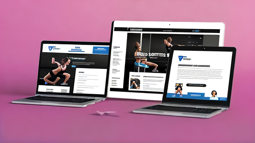 fitness website design