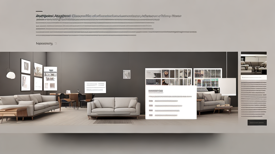 furniture web design