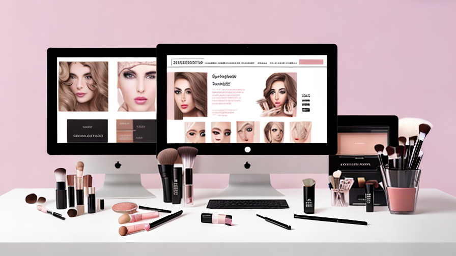 makeup website design
